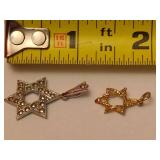 Sterling & 14K Pendants