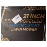 Pulsar 21" Self Propelled Electronic Start Push Lawn Mower- Looks to be brand new in box, needs to be assembled
