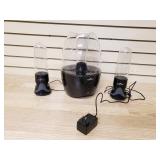 Be Free 2.1 Channel Wireless Mutimedia LED Dancing Water BT Sound System- Includes main piece and 2 small speakers
