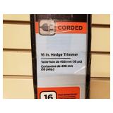 Black + Decker Corded 16" Hedge Trimmer