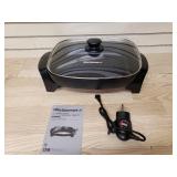 Elite Gourmet XL Heavy Duty 16" x 13" Electric Skillet- includes cord
