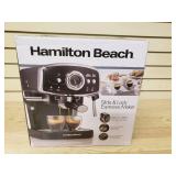Hamilton Beach slide & Lock Espresso Maker