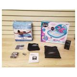 Total body balance ball, shimmer n sparkle massaging foot spa, Dior sauvage Colone, forever back back pain relief belt