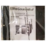 Elite Gourmet 25L Counter top french door toaster oven