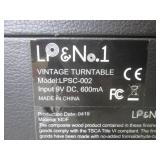 (D-3) LP&No.1 Portable Turntable - ...