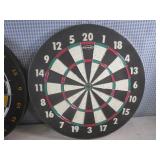 (D-3) 4 Vintage 18" Dart Boards 3 a...