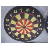 (D-3) 4 Vintage 18" Dart Boards 3 a...