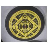 (D-3) 4 Vintage 18" Dart Boards 3 a...