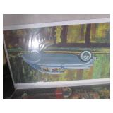 (EC1) 4 Prints Of Vintage Cars 23" ...