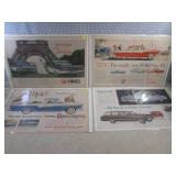 (EC1) 4 Vintage Full 2-Page Ford Ma...
