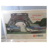 (EC1) 4 Vintage Full 2-Page Ford Ma...