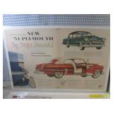 (EC1) 4 Vintage Full 2-Page Car Mag...