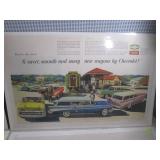 (EC1) 4 Vintage Full 2-Page Car Mag...