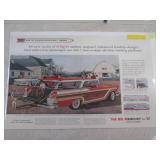 (EC1) 4 Vintage Full 2-Page Car Mag...