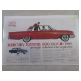 (EC1) 4 Vintage Full 2-Page Car Mag...