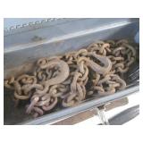 (EC1) 19" Metal Tool Box with Log C...