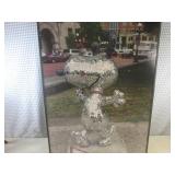 (D-4) Framed Snoopy Statue Photo Po...