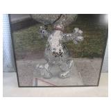 (D-4) Framed Snoopy Statue Photo Po...