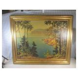 (BS) Vintage Framed Carl Wendell Ra...