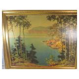 (BS) Vintage Framed Carl Wendell Ra...