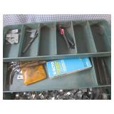 (A-3) Vintage 19" Metal Tool Box an...