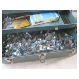 (A-3) Vintage 19" Metal Tool Box an...
