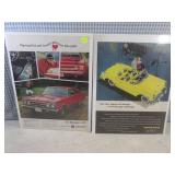 (EC1) 10 Vintage Magazine Car Ads S...