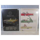 (EC1) 10 Vintage Magazine Car Ads S...