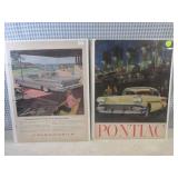 (EC1) 10 Vintage Magazine Car Ads S...