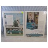 (EC1) 10 Vintage Magazine Car Ads S...