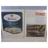 (EC1) 10 Vintage Magazine Car Ads S...