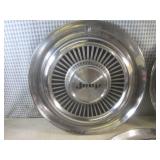 (EW4) 3 Vintage Jeep Hubcaps...