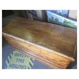 (BR3) Vintage Wood Chest Bench - 35...