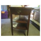 (EW6) Vintage Mersman Wood End Tabl...