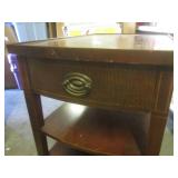 (EW6) Vintage Mersman Wood End Tabl...