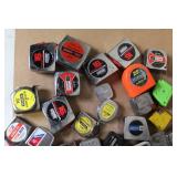 Collection of 40 Assorted Tape Measures Various Brands and Sizes