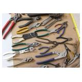 Collection of Assorted Crescent Wrenches, Vise Grips, and Pliers