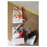 Collection of Cleaning and Lawn Care Tools - Vacuum, Hedge Trimmer, Spray Bottles