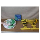Garden Hose and Sprinkler Set with Flexon 50ft Hose and Multiple Lawn Sprinklers