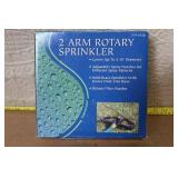 Garden Hose and Sprinkler Set with Flexon 50ft Hose and Multiple Lawn Sprinklers