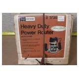 Sears Craftsman Router and Sabre Saw Table with Heavy Duty Power Router and Accessories