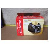 Proctor-Silex Drip Coffeemaker, Sunbeam Toaster Model 3910, and Metal Roasting Pan