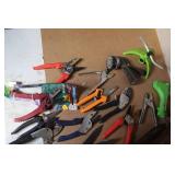 Large Collection of Garden Hand Tools and Sprinkler Accessories