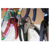 Large Collection of Garden Hand Tools and Sprinkler Accessories