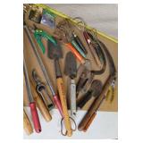Large Collection of Garden Hand Tools and Sprinkler Accessories