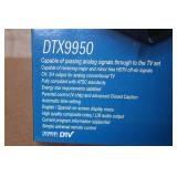 Set of 2 Digital Stream DTX9950 Analog Pass-Through DTV Converter Boxes