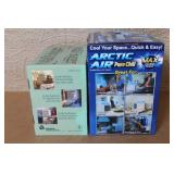 Arvin Wall Hugger Electric Heater and Arctic Air Pure Chill Air Cooler, Both in Box