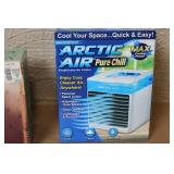 Arvin Wall Hugger Electric Heater and Arctic Air Pure Chill Air Cooler, Both in Box