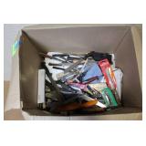 Large Assortment of Vintage and Modern Pocket Knives and Straight Razors
