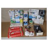 Large Lot of Home Lighting, Light Bulbs, String Lights, Lanterns, Timers and Controls